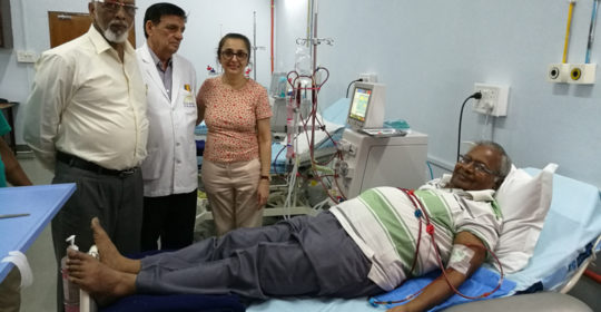 Noon Hospital’s First Dialysis Patient