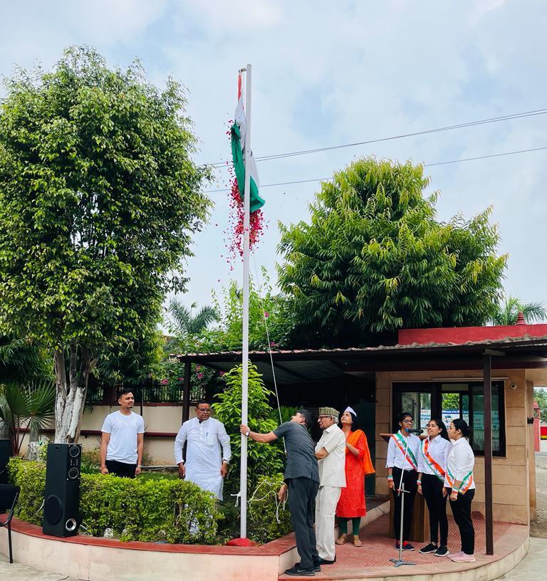 Noon Hospital celebrated the 77th Independence Day of India