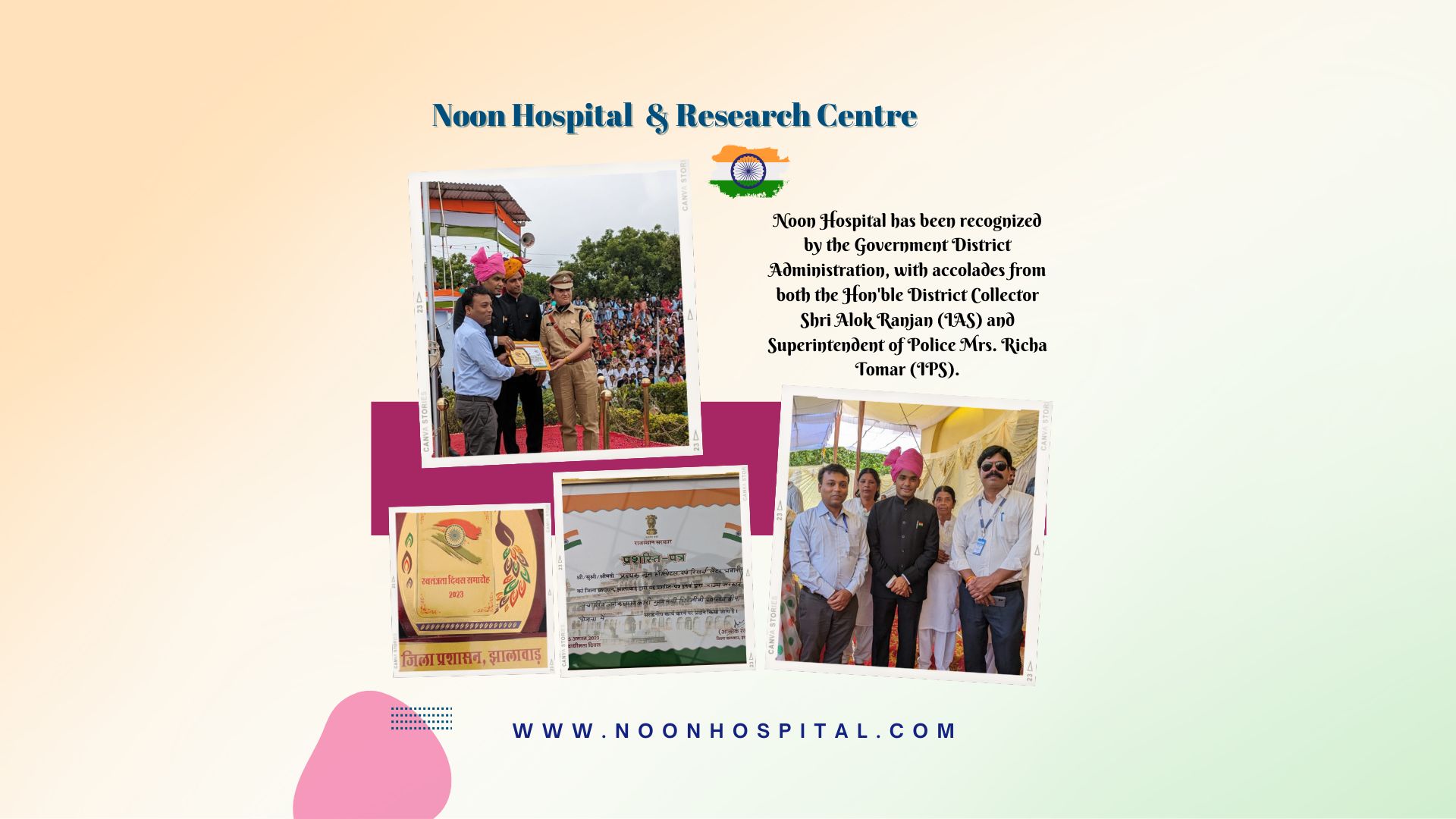 Noon Hospital has been Recognized by the Government District Administration